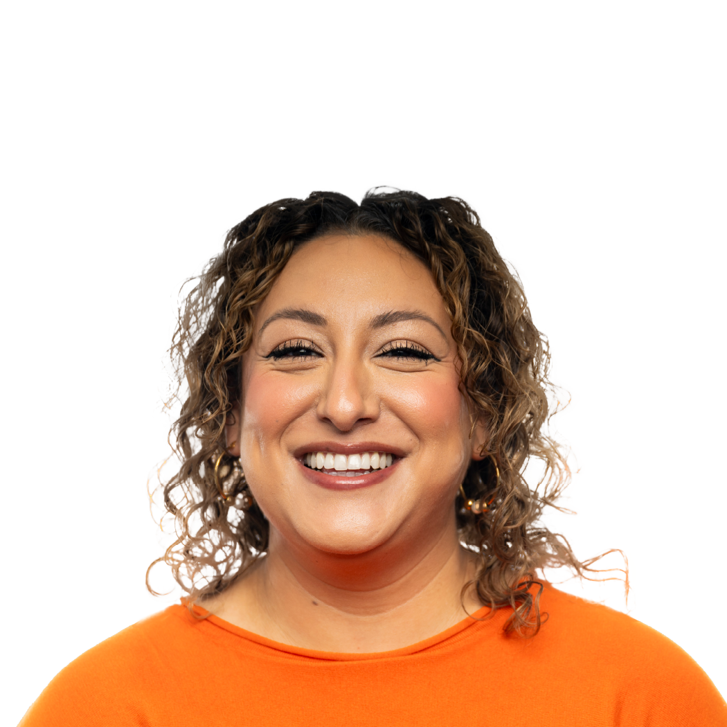 Ivana with symbols illustrated over the head and in the mind